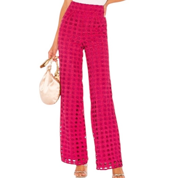 Lovers + Friends Magenta Haley Pants - Picture 1 of 8